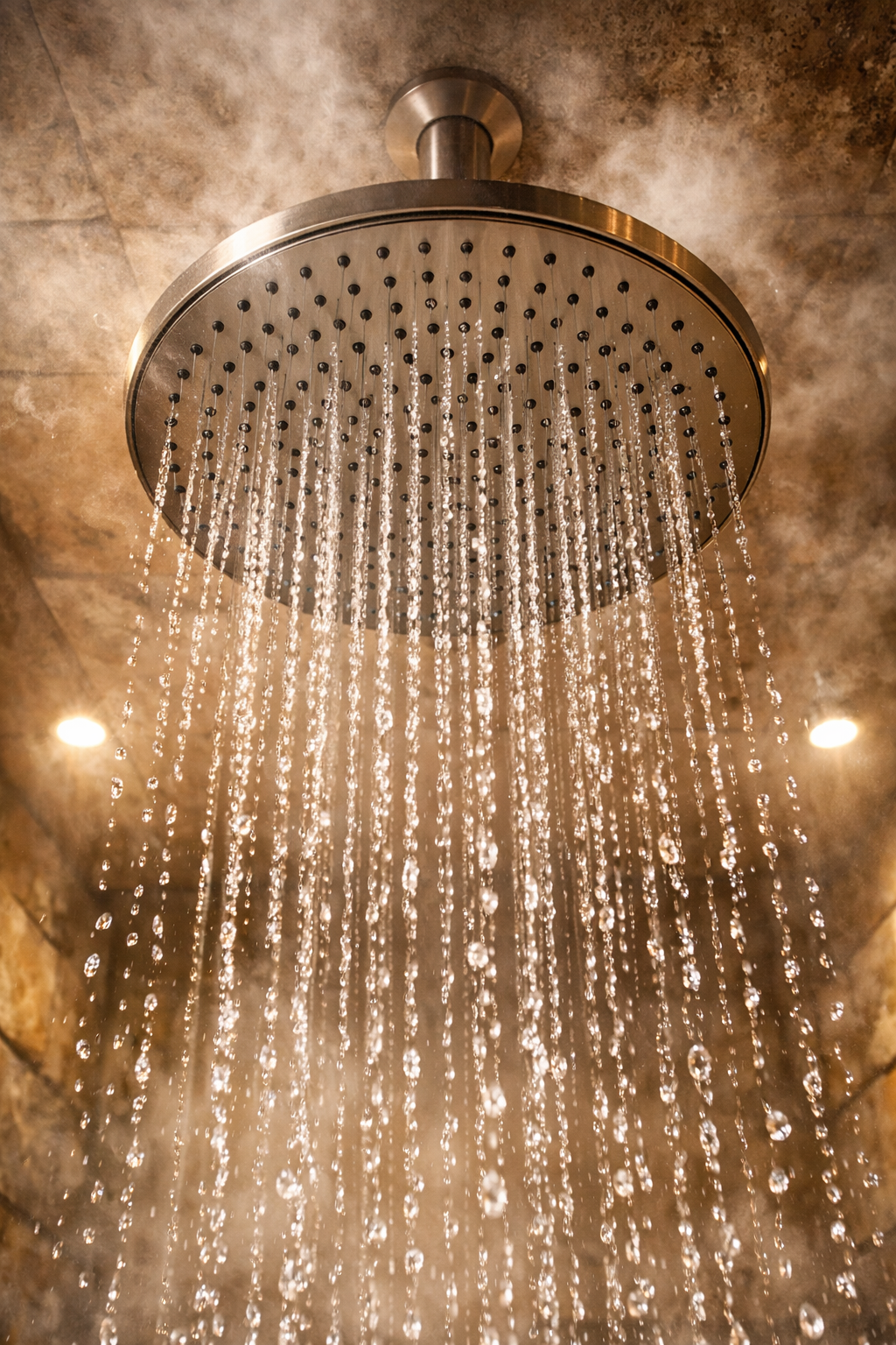 Rainfall Showerheads for a Spa Experience