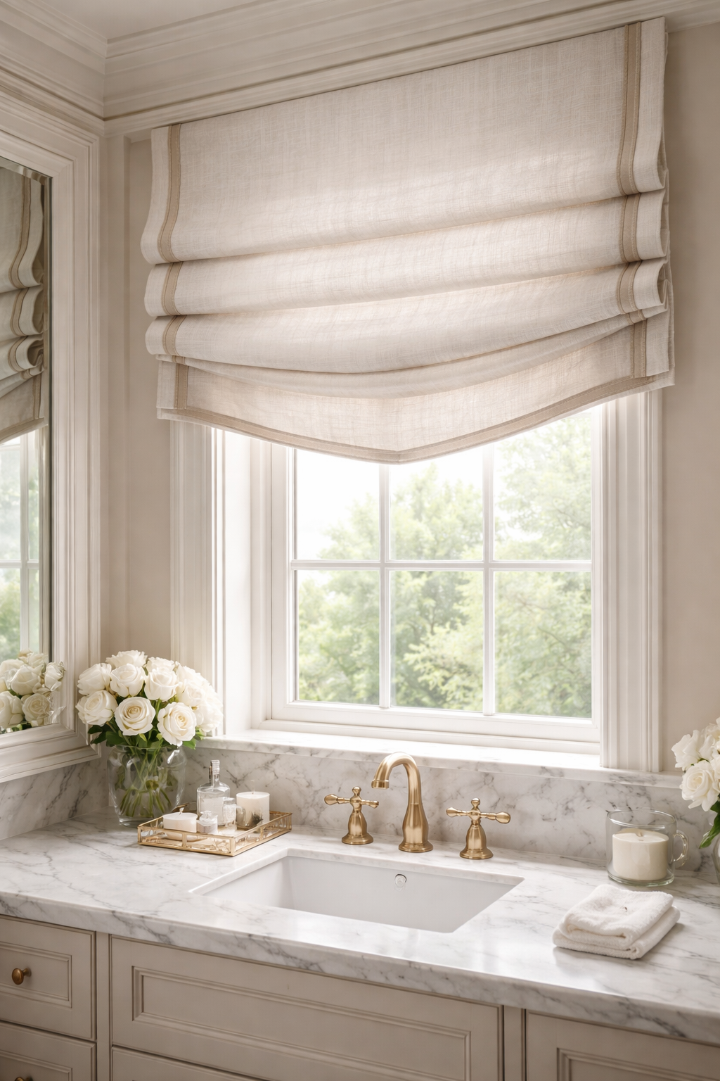 Roman Shades for Structured Elegance