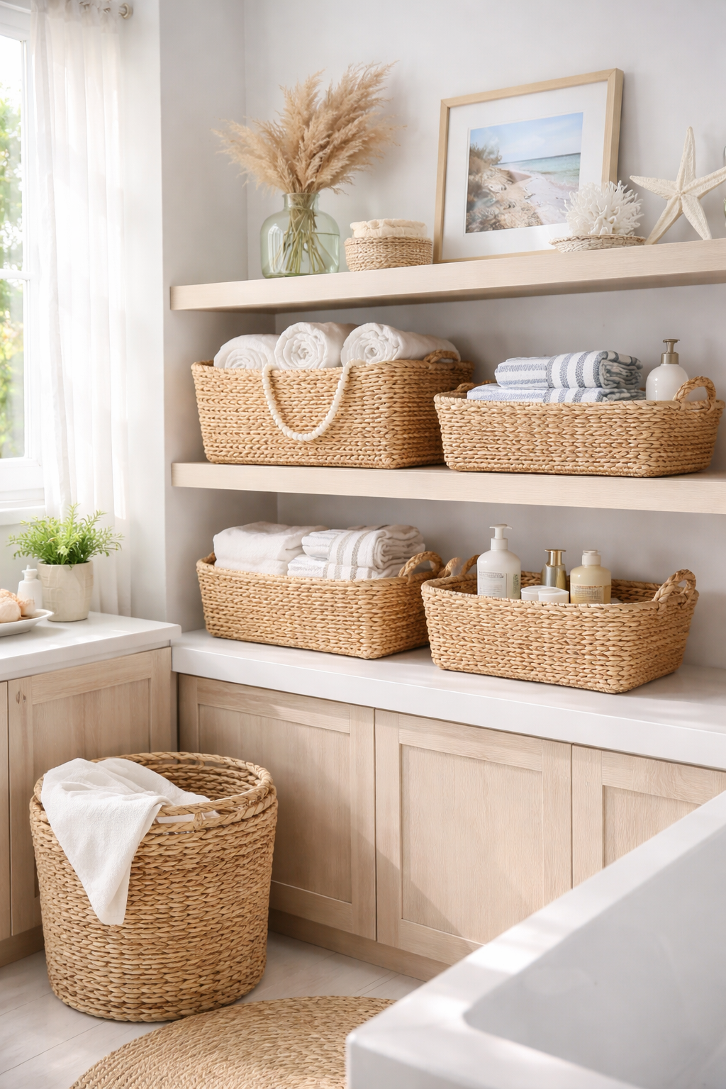 Seagrass Baskets for Coastal Vibes