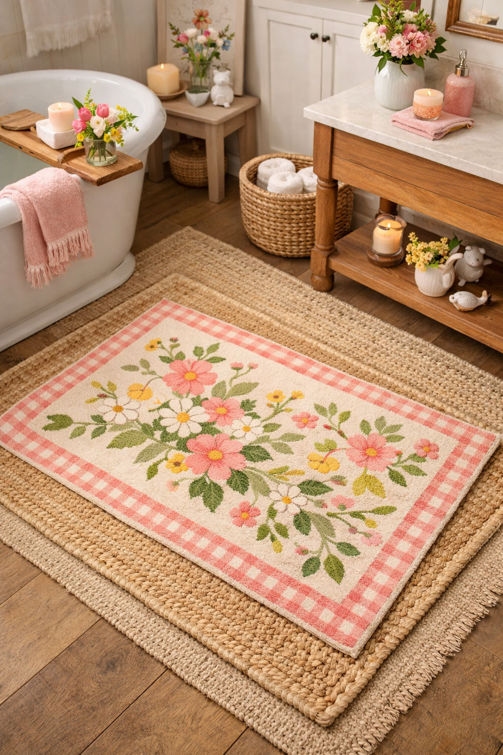 Seasonal Layered Rugs for Easy Refresh