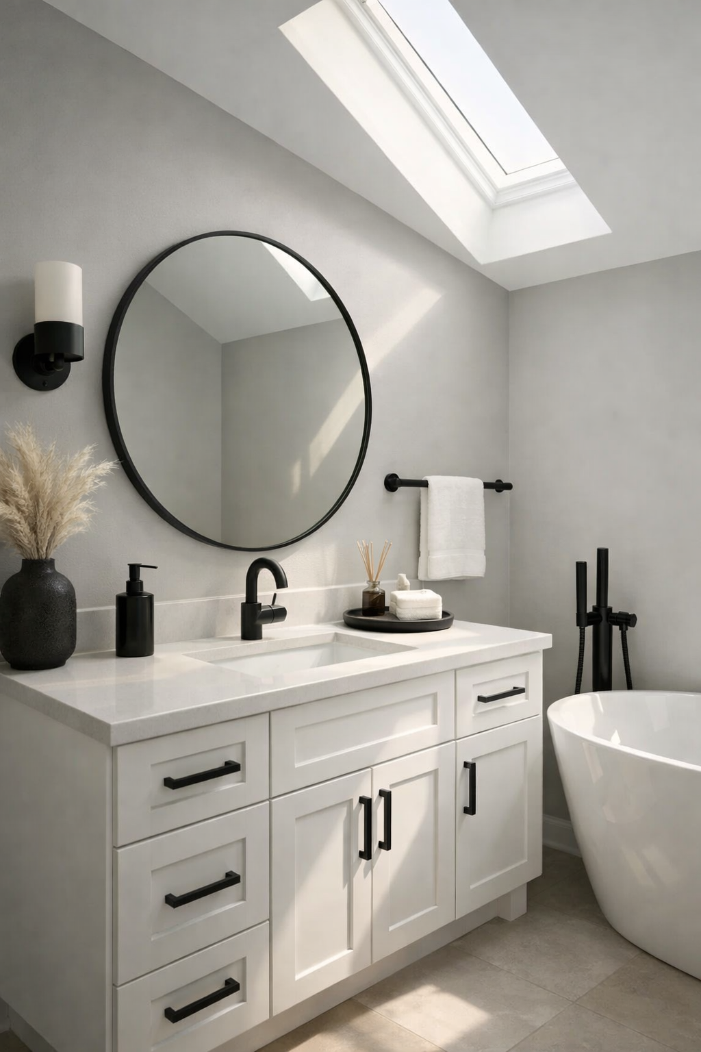 Soft Gray Walls for Subtle Depth