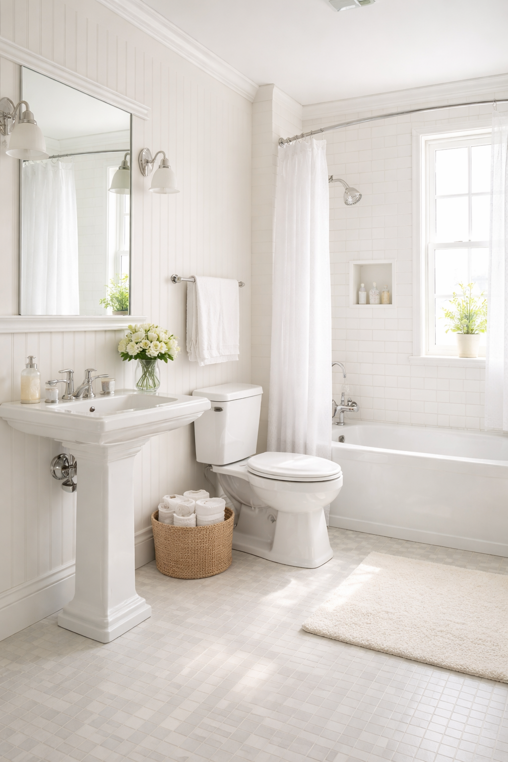 Classic White Fixtures for Lasting Appeal