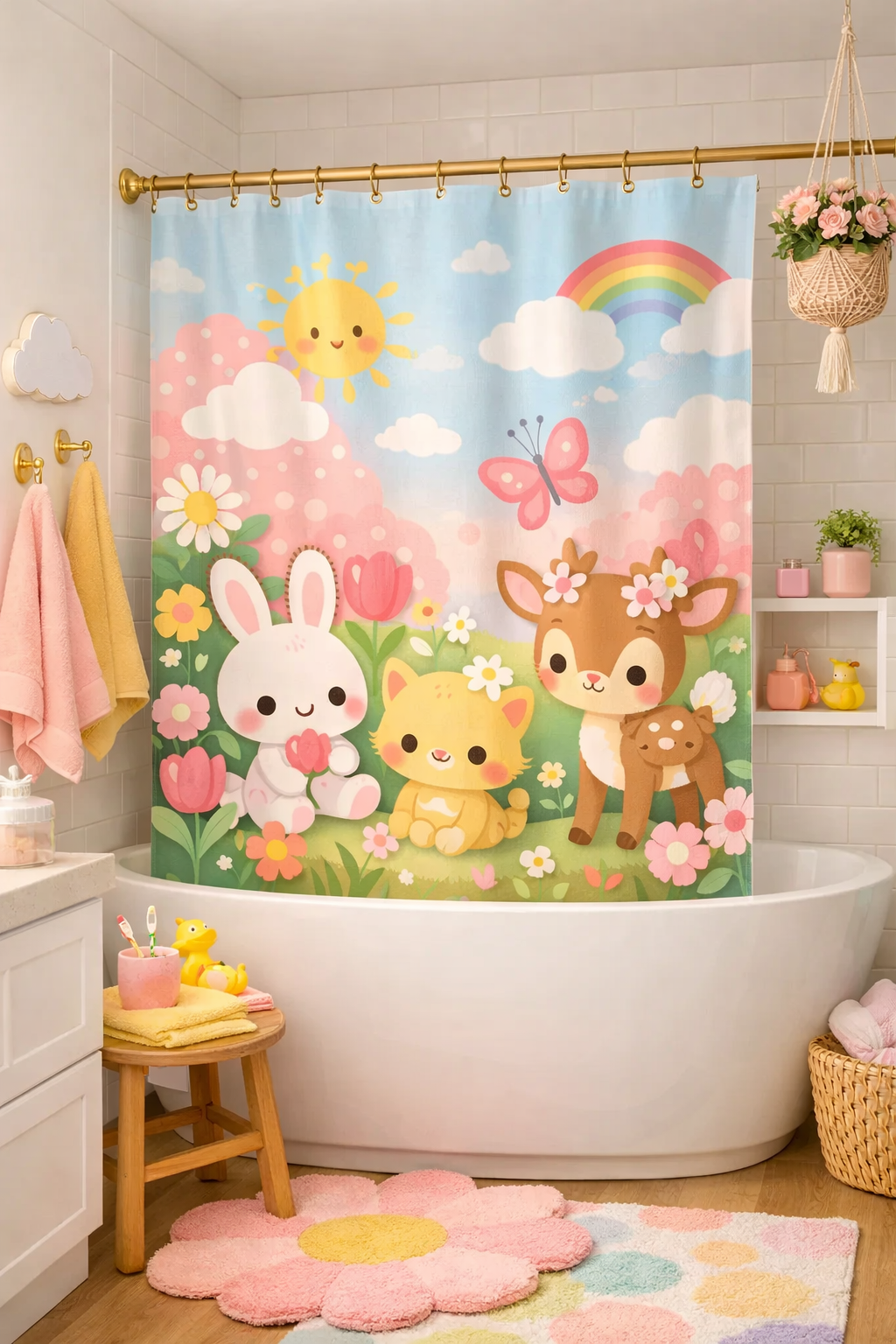 Incorporating Themed Shower Curtains for Instant Charm