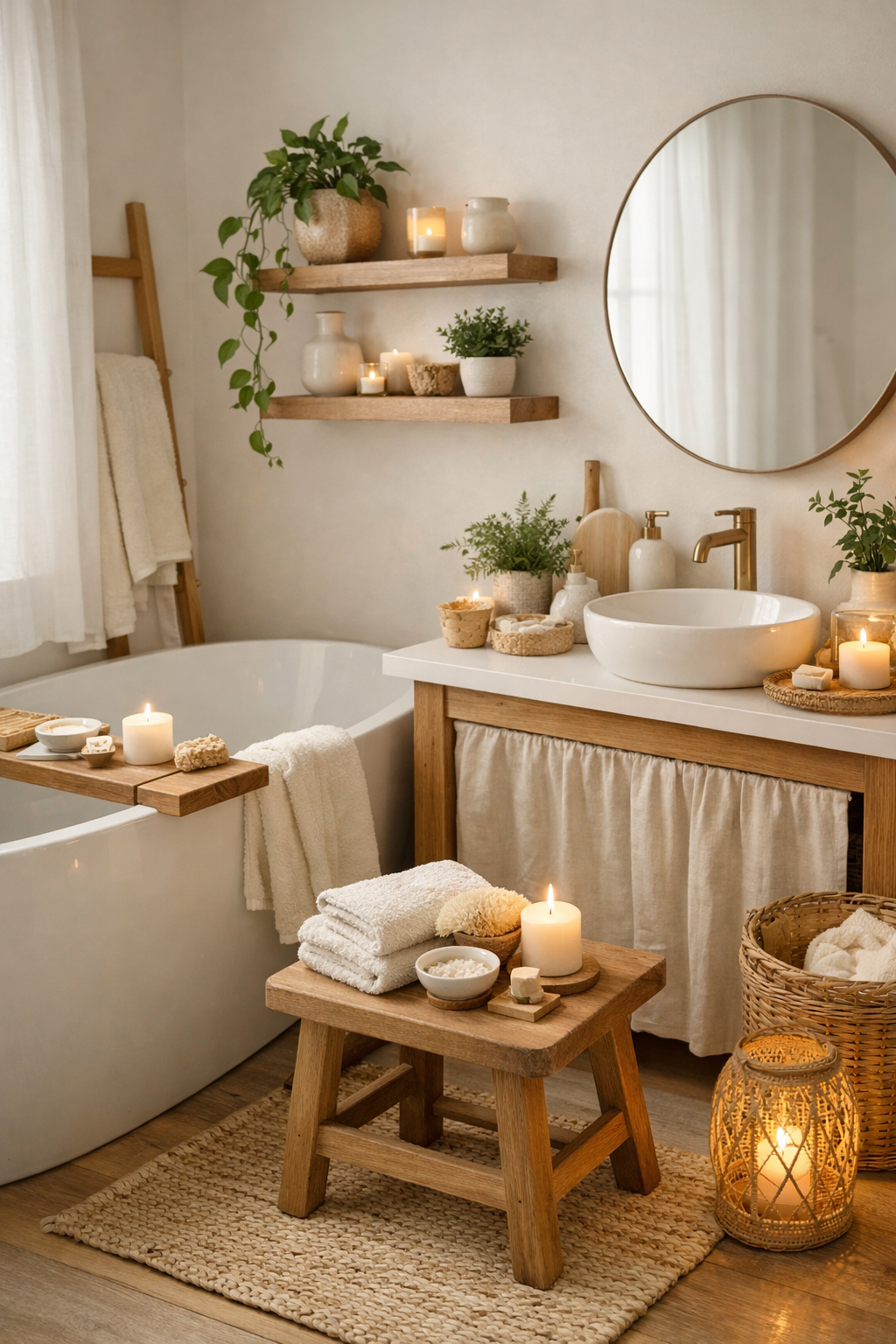 Introduce Natural Elements for a Relaxing Feel