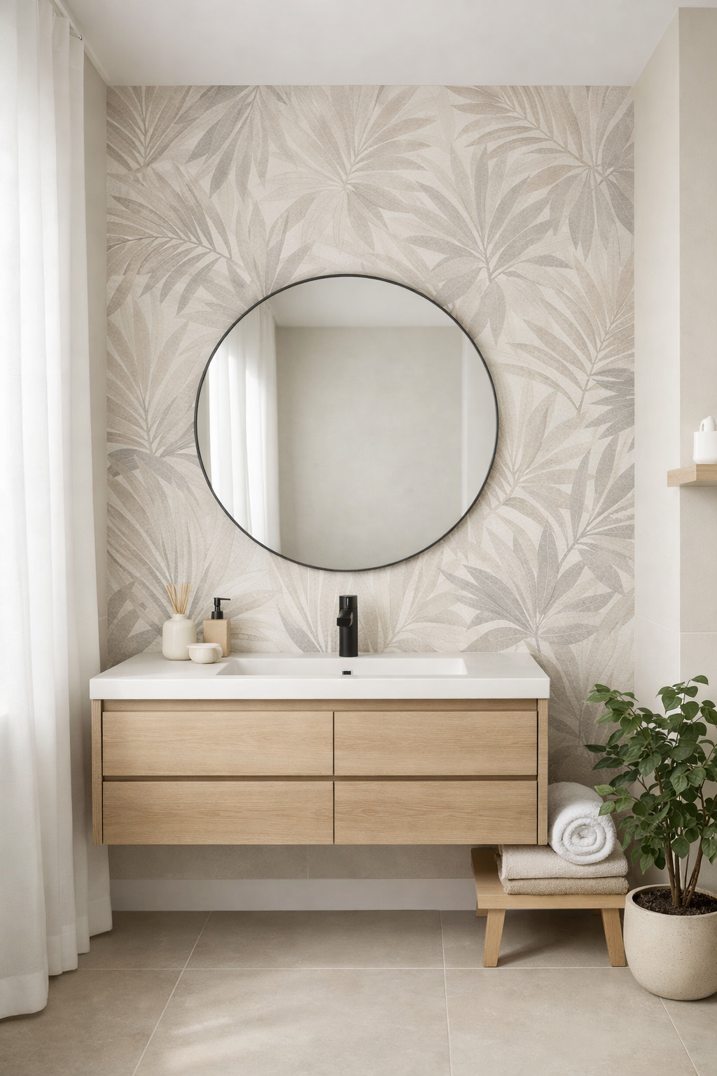 Peel-and-Stick Wallpaper for Instant Transformation