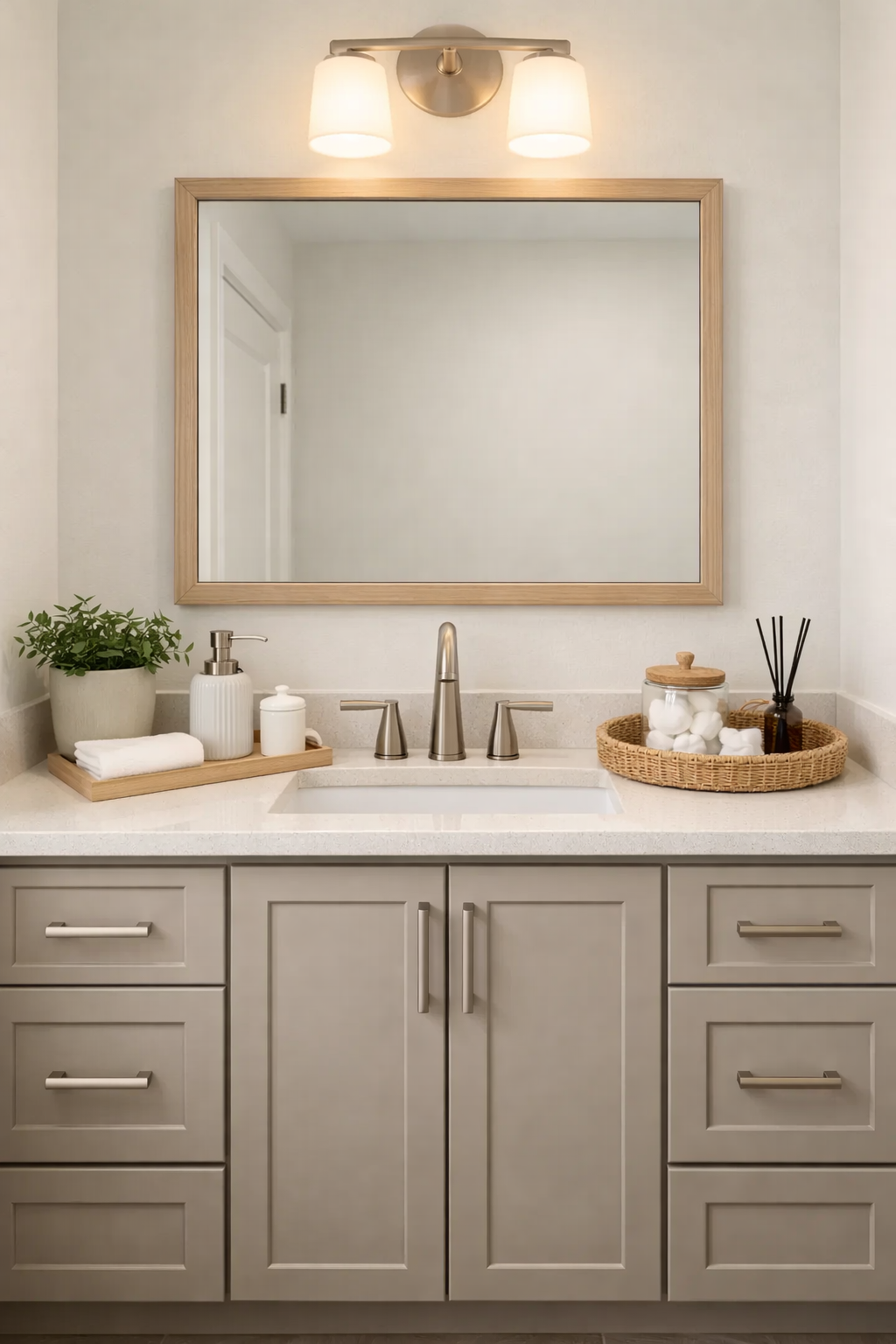 Revamp the Vanity Area Without Replacing It