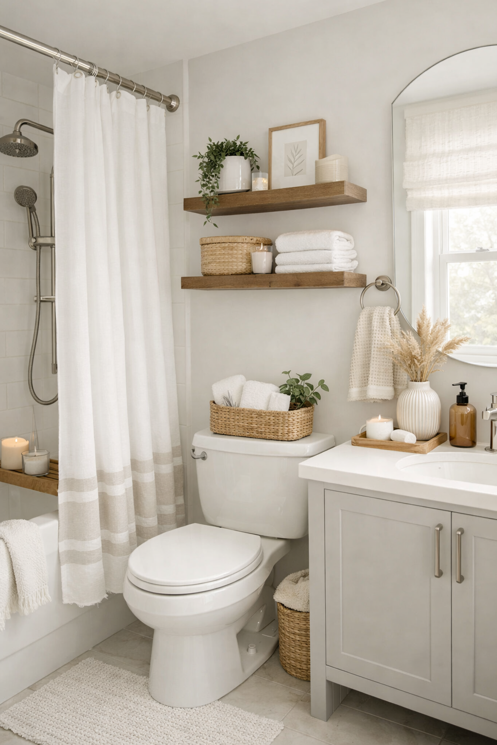 Why Temporary Bathroom Decor Is So Effective