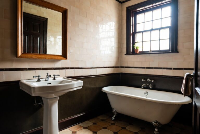 vintage bathroom decor