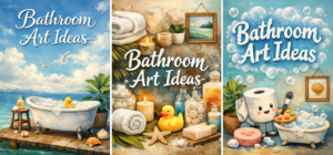 bathroom art ideas