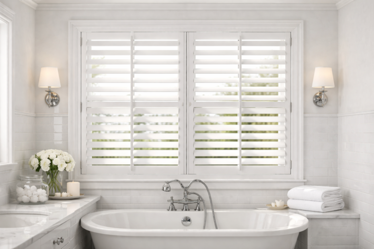 bathroom window treatment ideas
