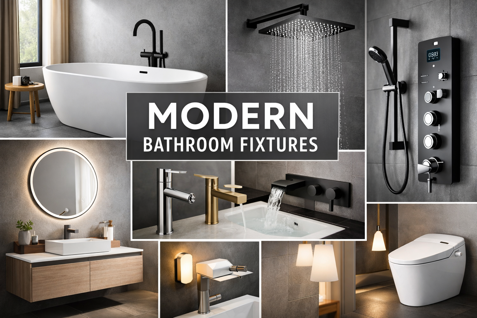 modern bathroom fixtures