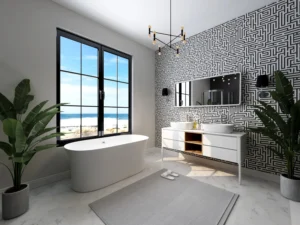 monochrome bathroom ideas