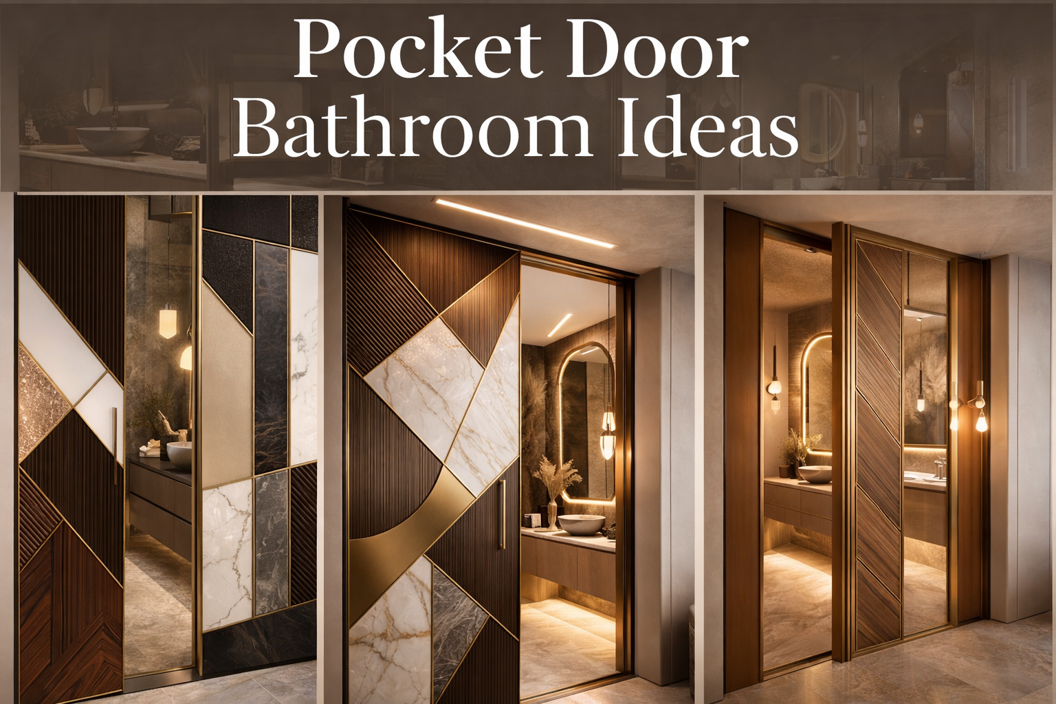 pocket door bathroom ideas