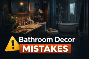 bathroom decor mistakes