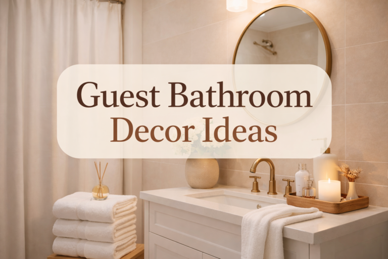 guest bathroom decor ideas