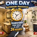 one day bathroom makeover