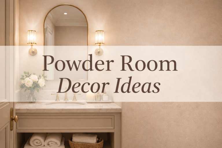 powder room decor ideas